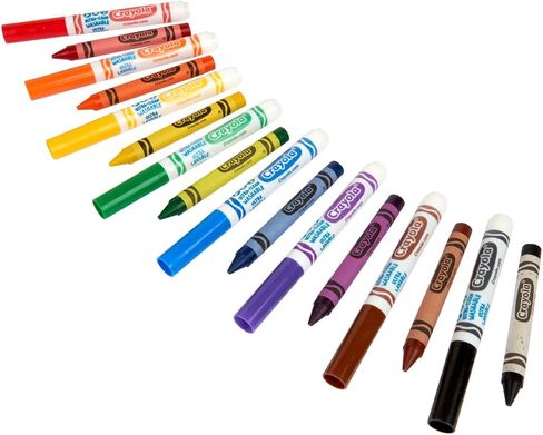 Crayola Large Crayons & Ultra Clean Washable Markers (256 Count), Assorted Colors, Styles Vary in Saudi Arabia
