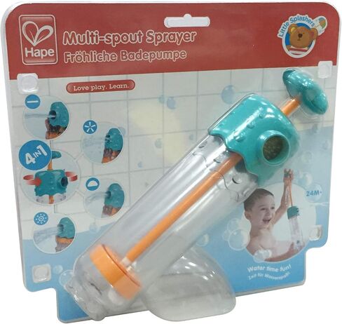Hape Multi-Spout Water Squirter | Bath & Pool Water Squirting Toy, Four Different Water Spraying Patterns in Saudi Arabia