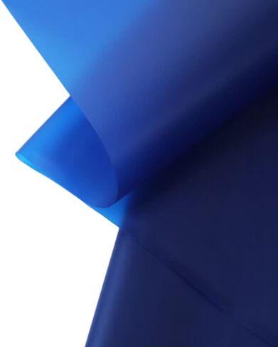 20 Pcs Double Sided Color Flower Wrapping Paper,Waterproof Valentine's Day Bouquet Wrapping Paper 23x23Inch Used for DIY Crafts, Gift Packaging, Flower Shop Bouquet Packaging (light blue) in Kuwait