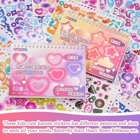 4600 قطعة من سجل القصاصات Kpop Photocards Toploader ملصقات الكورية ديكو ملصقات كتاب للفنون الحرفية بطاقات المعايدة سجل القصاصات ديكور المنزل DIY ملصقات ديكو 100 صفحة in Kuwait