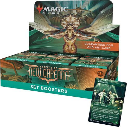 Magic: The Gathering Streets of New Capenna Set Booster Box | 30 Packs + 1 Box Topper (361 Magic Cards) in Saudi Arabia