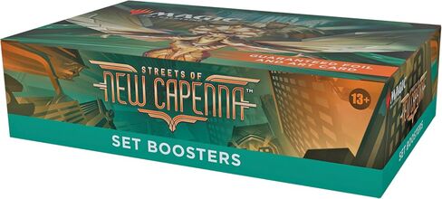 Magic: The Gathering Streets of New Capenna Set Booster Box | 30 Packs + 1 Box Topper (361 Magic Cards) in Saudi Arabia