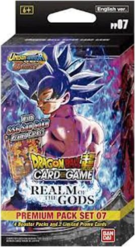 2022 Dragon Ball Super Unison Warrior Series 7 Realm of The Gods: Premium Pack Set [PP07] - 4 Booster Packs in Saudi Arabia