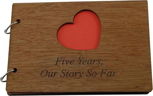 5 Years Our Story So Far - سجل القصاصات، ألبوم الصور أو فكرة دفتر الملاحظات للذكرى الخامسة in Saudi Arabia
