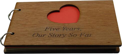 5 Years Our Story So Far - سجل القصاصات، ألبوم الصور أو فكرة دفتر الملاحظات للذكرى الخامسة in Saudi Arabia