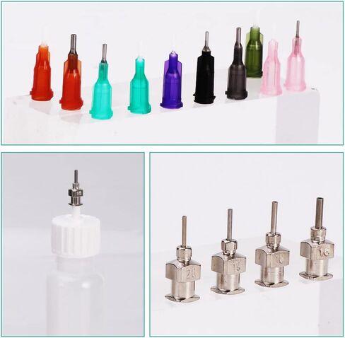 Balana 6 Pcs Glue Applicator Bottles, 30ml Plastic Squeezable Dropper Bottles for Glue Applications, Paint Quilling Craft and Oil(White) in Saudi Arabia