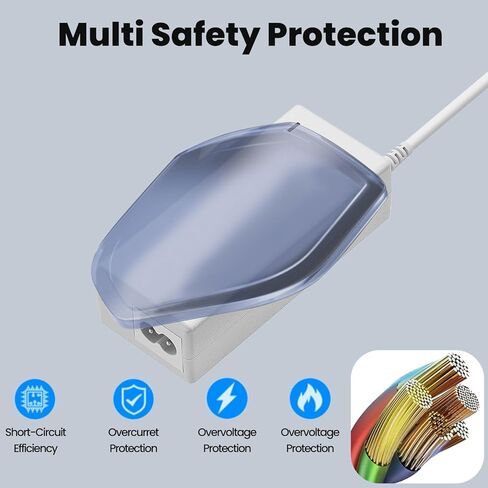 سلك طاقة محول قاطع 18 فولت لصانع Cricut، Cricut Explore Air 2، Expression2، إنشاء، كعكة، صغير، أصلي، استكشاف، استكشاف واحد، كابل استبدال قابس حائط الشاحن (أبيض) in Kuwait