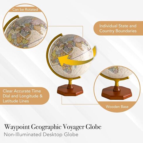Waypoint Geographic Voyager Plus الكرة الأرضية المضيئة in Saudi Arabia