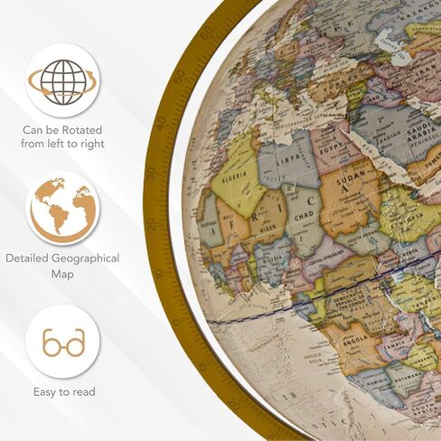 Waypoint Geographic Voyager Plus الكرة الأرضية المضيئة in Saudi Arabia