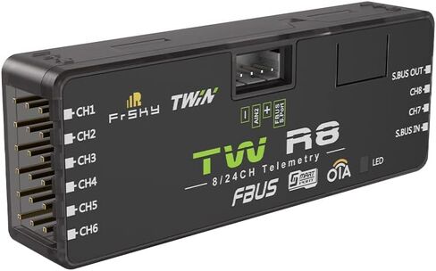 جهاز استقبال FrSky TW R8 Dual 2.4G مع منافذ 8CH in Kuwait