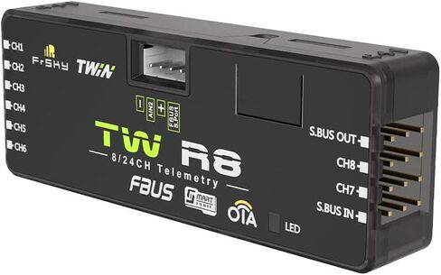 جهاز استقبال FrSky TW R8 Dual 2.4G مع منافذ 8CH in Kuwait