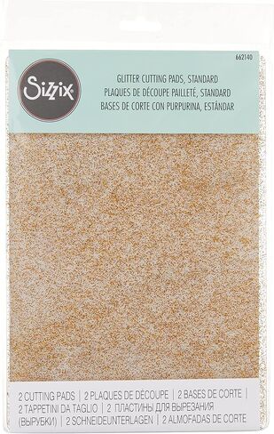 Sizzix SIZ662140 Cutting Pad Standard Clear Gold Glitter Gld in Saudi Arabia