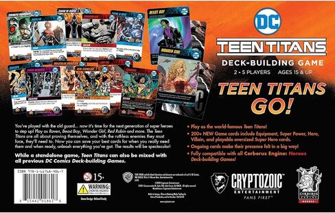 Cyrptozoic Entertainment DC Deck-Building Game: Teen Titans in Saudi Arabia