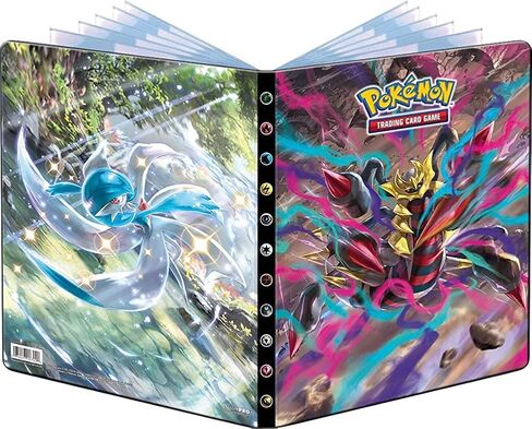 Ultra PRO - Pokemon Sword and Shield 9-Pocket Portfolio for Collectible Trading Cards, Gaming Cards and Any Standard Size card, Holds 126 Single Load, Or 252 Double-Loaded Cards in Saudi Arabia