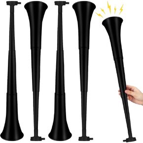 Outus 4 قطع قابلة للطي ملعب القرن 24 بوصة Vuvuzela البلاستيك البوق القرن ضربة القرن الضوضاء للأحداث الرياضية ألعاب التخرج المدرسة الرياضة لوازم الحفلات تفضل الملحقات (الأرجواني) in Kuwait
