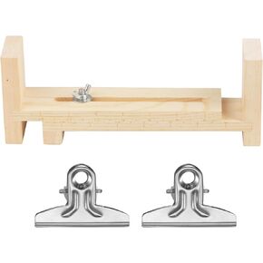 JOCAHULFX الخشب سوار الرقصة، صانع سوار الرقصة الخشب، شكل U سوار واضح مقياس الرقصة عدة مع 2 المشبك، سوار مجموعة أدوات التضفير، Paracord الرقصة DIY اليد الحياكة سوار الرقصة، حجم الحرة طول in Kuwait