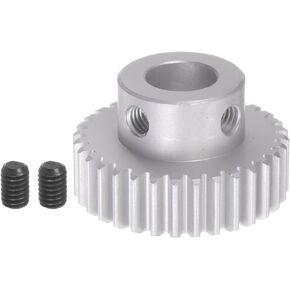 HARFINGTON Step Spur Gear 10mm Bore Gear 60T Mod 1 Aluminum Alloy Motor Gear for RC Car Replacement Parts Accessories Electric Grinder Gearbox Reduction Gear Reducer