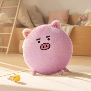 Darler® Pig Stuffed Animals Throw Pillow for Kids,10in Pink Cute Piggy Plush Toy,Kawaii Soft Plushies with Chubby Body,Cozy Doll,Birthday Christmas for Boys Girls in Kuwait