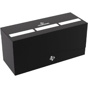 حامل ثلاثي الطبقات من Gamegenic 300+ XL - حل تخزين مدمج لثلاثة أسطح أو 300 بطاقة مزدوجة الأكمام، يتضمن ثلاثة حوامل سطح قابلة للإزالة، لون أسود، مصنوع