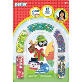 Perler Beads Smiley Face Emoji Fused Bead Kit, 1003pcs, 5 Projects