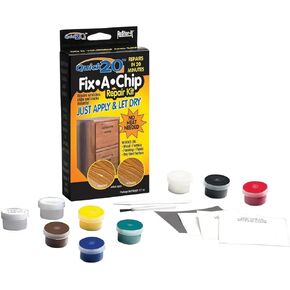 Master Manufacturing ReStor-it Quick 20 Leather & VinyI Repair Kit, 20 Minute Repar, 7 Colors, Repairs Burns, Holes, Rips Furniture, Couchs, Seats
