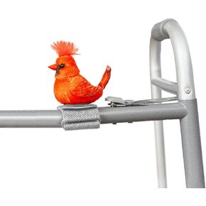 Joy For All Ageless Innovation Companion Pet for Seniors - Walker Squawker - Lifelike Animatronic Bird - Interactive Chirping - Walker Accessories - Therapy Toys for Alzheimers & Dementia - Bluebird