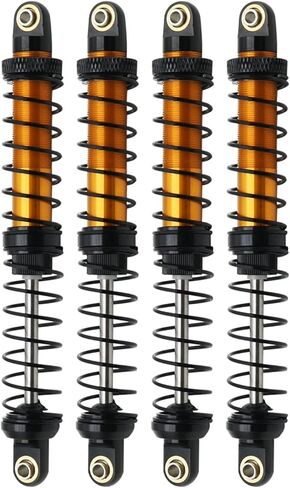 صدمات من سبائك الألومنيوم HYBDX Rc - ممتص للصدمات لسيارة 1/10 RC مجنزرة RC سيارة زاحفة محورية SCX10 AXI03007 RBX10 D90 TRX4 (3.5 بوصة، أزرق) in Kuwait