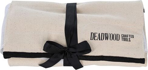 مجموعة أدوات نحت الخشب من ديد وود - 12 قطعة من مجموعة أزميل نحت الخشب مع مقابض خشبية وحقيبة قماشية in Kuwait