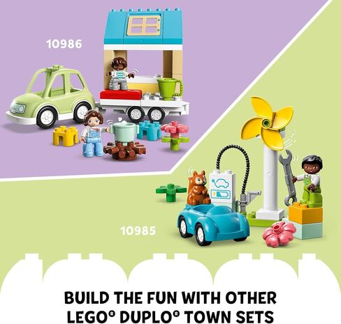 LEGO DUPLO Town Bulldozer Construction Vehicle Toy Set 10990, Early Development and Activity Toys, Big Bricks for Small Hands, Pretend Play Learning Toy, Gift for Toddlers Boys Girls Age 2+ Years Old in Saudi Arabia