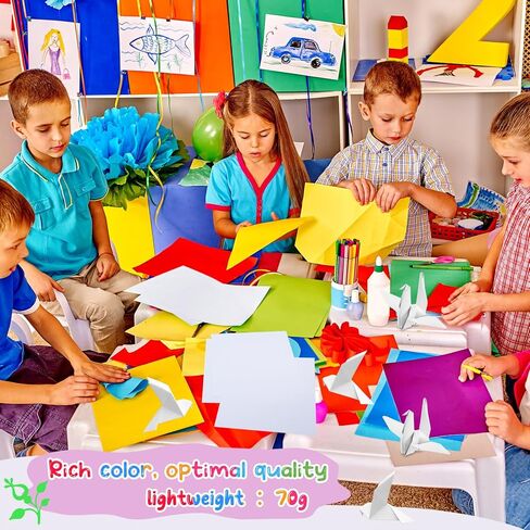 500 Sheets Construction Paper Bulk School Supplies 9 x 12 Inches Art Lightweight Classic Paper Craft for Kids Adults Holiday Drawing in Kuwait
