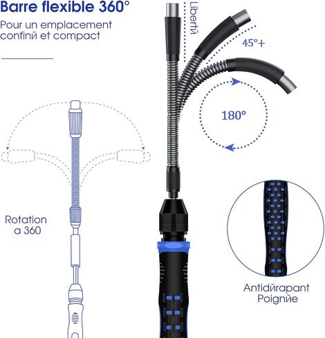 Screwdriver - Screwdriver Set 23-in-1 with 11Pcs Double End S2 Steel Precision Bit Set, Mini Phillips Torx Bits Ideal for Glasses Watch Phone and Electronics Repair in Kuwait