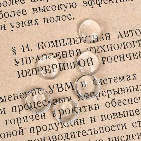 صواني قلادة فضية من LANBEIDE لأطقم صنع المجوهرات، 40 قطعة إطار دائري من الفولاذ المقاوم للصدأ مع 40 قطعة قبة كابوشون شفافة بقطر 25 مم / 1 بوصة (إجمالي 80 قطعة) in Kuwait