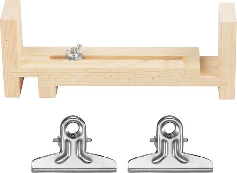 JOCAHULFX الخشب سوار الرقصة، صانع سوار الرقصة الخشب، شكل U سوار واضح مقياس الرقصة عدة مع 2 المشبك، سوار مجموعة أدوات التضفير، Paracord الرقصة DIY اليد الحياكة سوار الرقصة، حجم الحرة طول in Kuwait