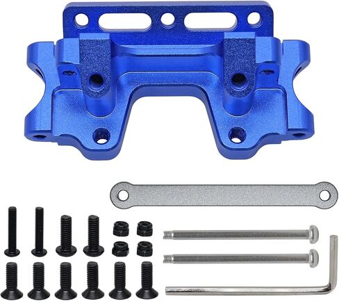 حاجز أمامي من الألومنيوم GTHELE وقضيب ربط لـ Traxxas 2WD 1/10 Slash, Stampede, Rustler, Nitro Slash-Replaces Part 2530 2532 (تيتانيوم) in Kuwait