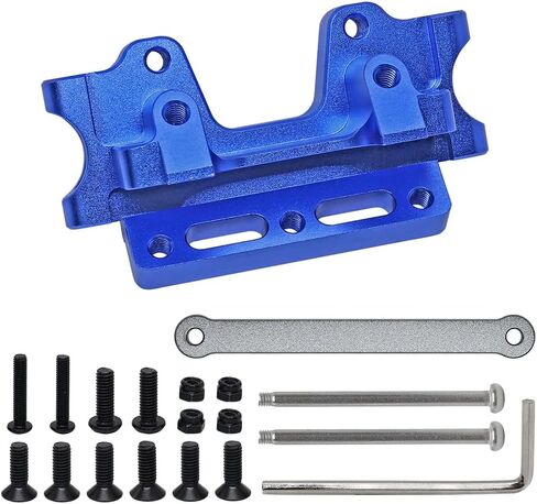 حاجز أمامي من الألومنيوم GTHELE وقضيب ربط لـ Traxxas 2WD 1/10 Slash, Stampede, Rustler, Nitro Slash-Replaces Part 2530 2532 (تيتانيوم) in Kuwait