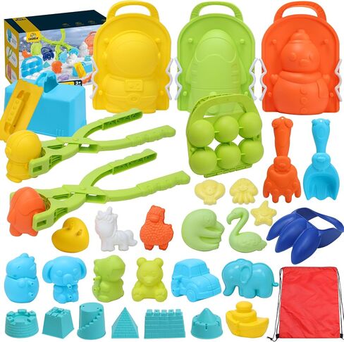 skirtoy 28 Piece Beach Toys for Kids ages 8-12, Big Outdoor Beach Toys for Adult Sand Toys Best Gifts for Children as Travel Beach Toys in Saudi Arabia