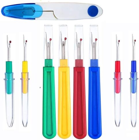Seam Rippers and Sewing Thread Remover Kit Tools Assorted Color 9pc for Removing Unwanted Hems and Seams by CCINEE in Saudi Arabia