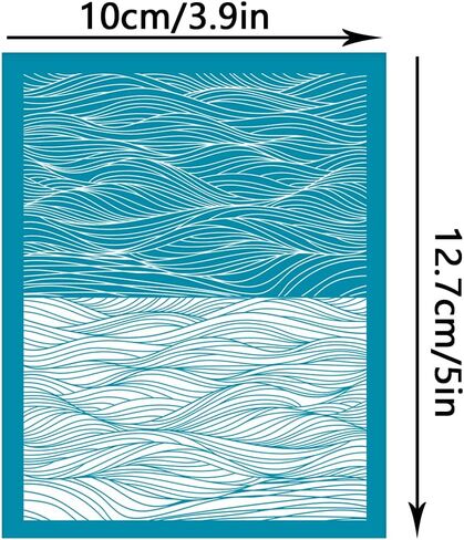 OLYCRAFT 4x5 Inch Silk Screen for Polymer Clay Lemon Pattern Silk Screen Printing Stencil Reusable Washable Clay Stencil Non-Adhesive Transfer Stencil for Polymer Clay Earring Jewelry Making in Saudi Arabia