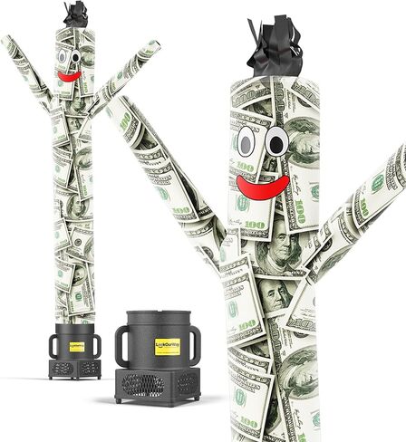 مجموعة أنبوب رجل قابل للنفخ من Look OurWay Air Dancers - بطول 7 أقدام يلوح أحمق قابل للنفخ مع منفاخ مقاوم للطقس - شخصية تحت عنوان - قرصان in Kuwait