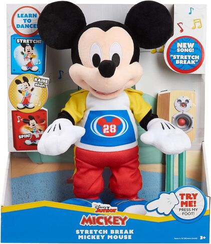 Mickey Mouse Stretch Break Feature Plush in Saudi Arabia