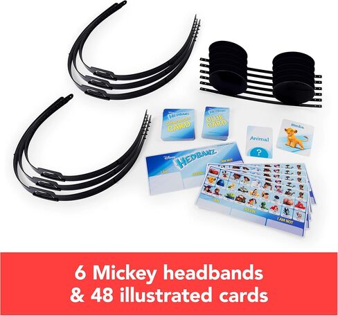 Spin Master Games Hedbanz, Quick Question Picture Guessing Family Game for Game Night Headbands Board Game, for Adults and Kids Ages 7 and up (Edition May Vary) in Kuwait