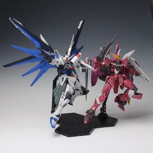 حامل عرض قاعدة عمل TWKUPWO Hobby Model، حامل نموذج Gundam متوافق مع حامل النماذج العالمية MG RG HG (6 مجموعات باللون الأسود) in Kuwait
