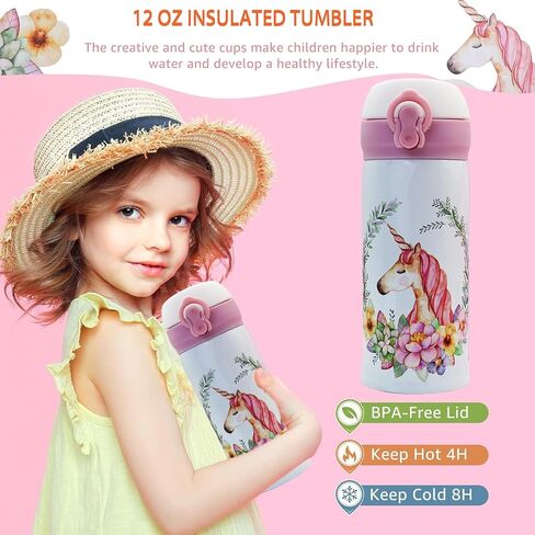 هدايا Duccsko Unicorn للفتيات والأطفال الذين تتراوح أعمارهم بين 6 7 8 9 10-12 عامًا، مذكرات فخمة/زجاجة مياه/عصابة رأس/قناع العين/محفظة/قلم - مجموعة هدايا تحت عنوان وحيد القرن، هدية عيد ميلاد رائعة للفتيات، هدايا عيد الميلاد in Kuwait