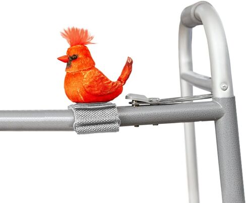 Joy For All Ageless Innovation Companion Pet for Seniors - Walker Squawker - Lifelike Animatronic Bird - Interactive Chirping - Walker Accessories - Therapy Toys for Alzheimers & Dementia - Bluebird in Kuwait