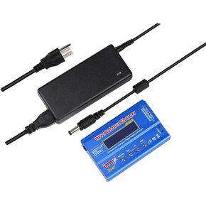 شاحن موازن بطارية كلون ليبو 6 بي آيماكس، شاحن موازنة بطارية ألعاب التحكم عن بعد، ليد مع محول طاقة تيار متردد، من هوبيميت in Kuwait