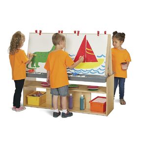 YoungTime Jonti-Craft 7093YT 4 Station Art Center, Wood