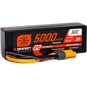 سبيكترم 11.1 فولت 5000mAh 3S 50C حافظة صلبة ذكية LiPo G2: IC5, SPMX53S50H5 in Saudi Arabia