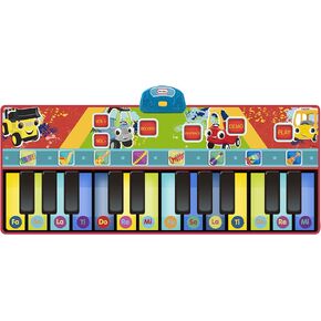 First Act Discovery Little Tikes Giant Musical Piano Mat - 70-Inch, 24 Keys, Make Real Music - Record, Playback, Volume Control - Musical Instruments for Toddlers and Kids in Kuwait
