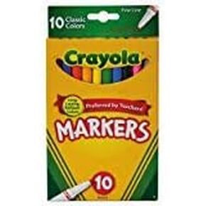Non-Washable Markers, Fine Point, Classic Colors, 10/Set (6 Sets) in Saudi Arabia