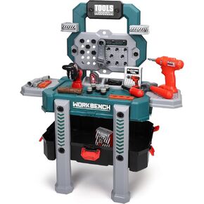 مقعد أدوات الأطفال، منضدة عمل للأطفال الصغار ومجموعة لعب الأدوات، ورشة عمل أدوات اللعب للأولاد، ألعاب أدوات البناء التظاهرية للأطفال الصغار، هدية عيد الميلاد للأطفال in Kuwait